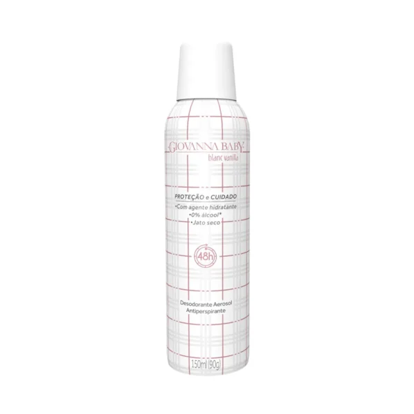 Desodorante Aerosol Giovanna Baby Blanc Vanilla 150ml