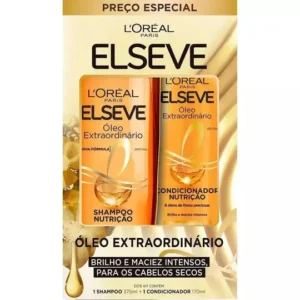 Kit Shampoo 375ml + Condicionador 170ml L'oréal Paris Elseve óleo Extraordinário