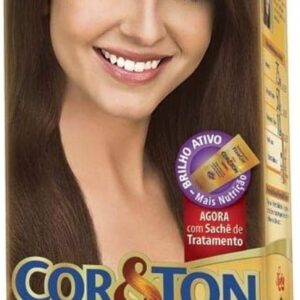Kit Tintura Cor & Ton 5.3 Castanho Claro Dourado Niely