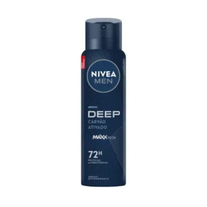 NIVEA MEN Antitranspirante Aerossol Deep Carvão Ativado MaxxTech 150 ml