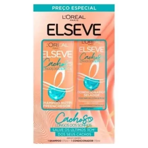 Shampoo 375ml e Condicionador 170ml Elseve L'Oréal Cachos Longos dos Sonhos