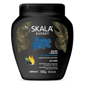Skala Creme de Tratamento Lama Negra 1000g