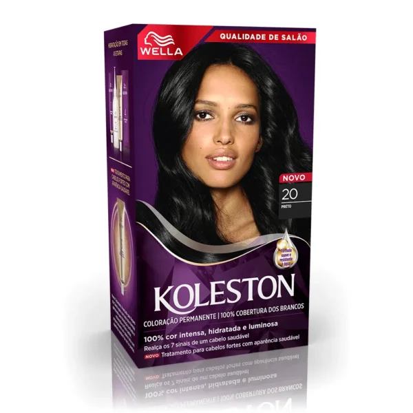 Tinta de Cabelo Koleston Preto 20