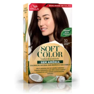 Tinta de Cabelo Wella Soft Color 30 Castanho Escuro